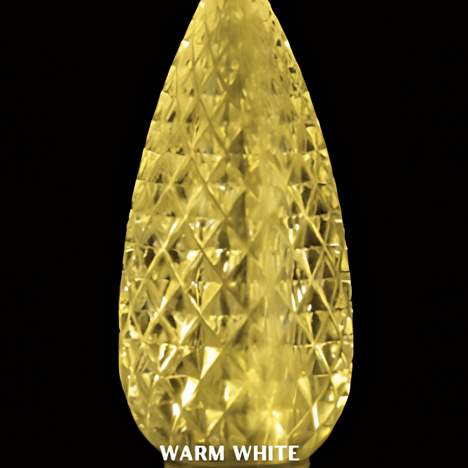 Warm White LED C9 bulb